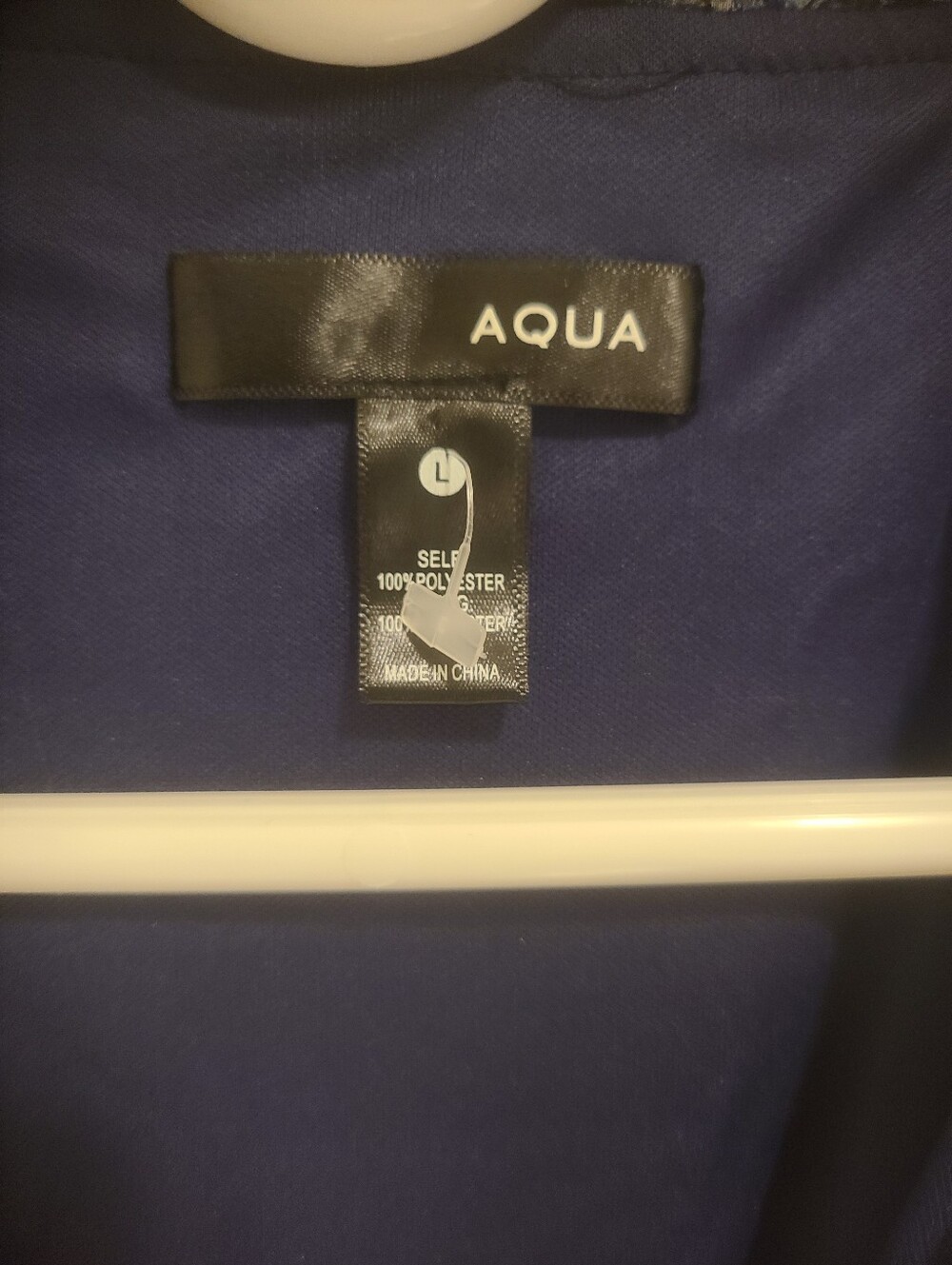 Aqua Women’s Navy Blue Ruffle-Sleeve Midi Dress, NWOT - Picture 3 of 3